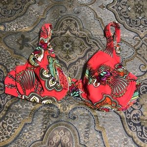 Brightly Colored Underwire Bikini Top